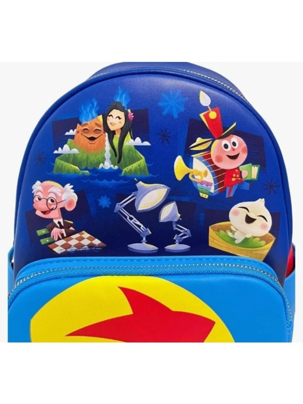 Loungefly Tin Toy Train Geri Lava Baby Bao Pixar Shorts Mini Backpack  NWT